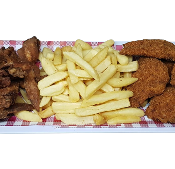 Family Platter Fish & Chicken Wings (Spicy/Original)