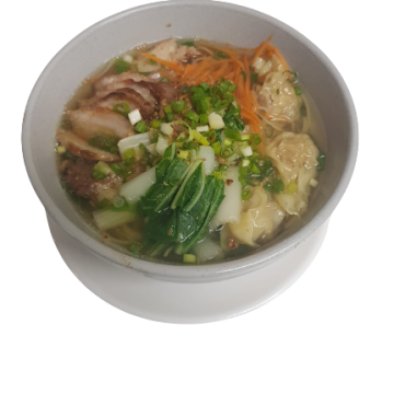 BBQ Pork or Roast Pork/Wanton Noodle Soup